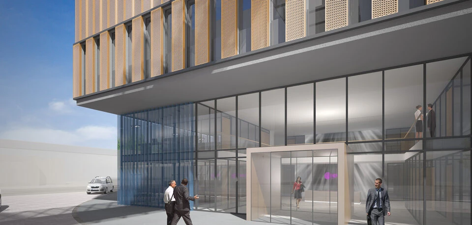 Evonik Produktionsgebäude mit Büro in Darmstadt5
